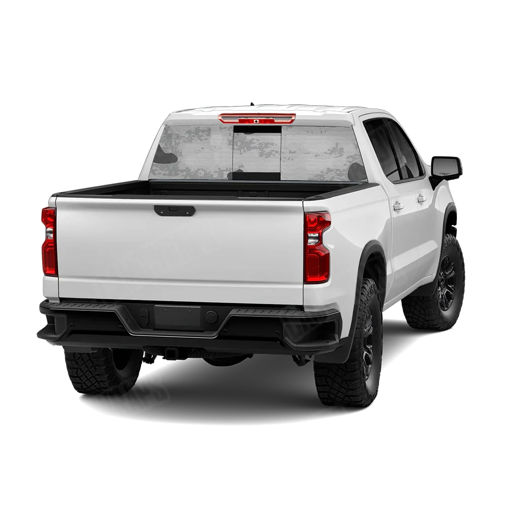 Compound Snow Rear Window Graphics