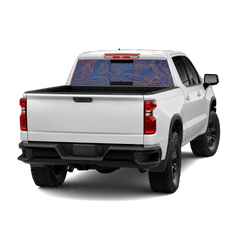 Damascus Fire And Ice Rear Window Graphics