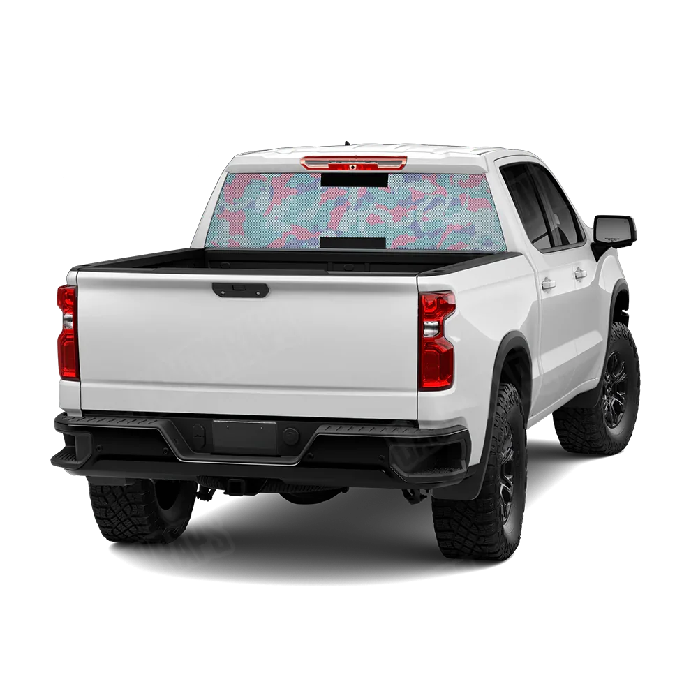 Erratic Cotton Candy Rear Window Graphics