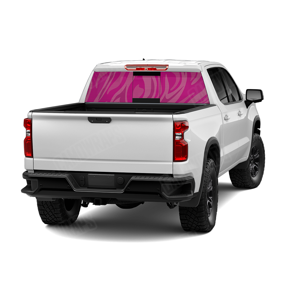 Fun Stripe Elite Magenta Rear Window Graphics