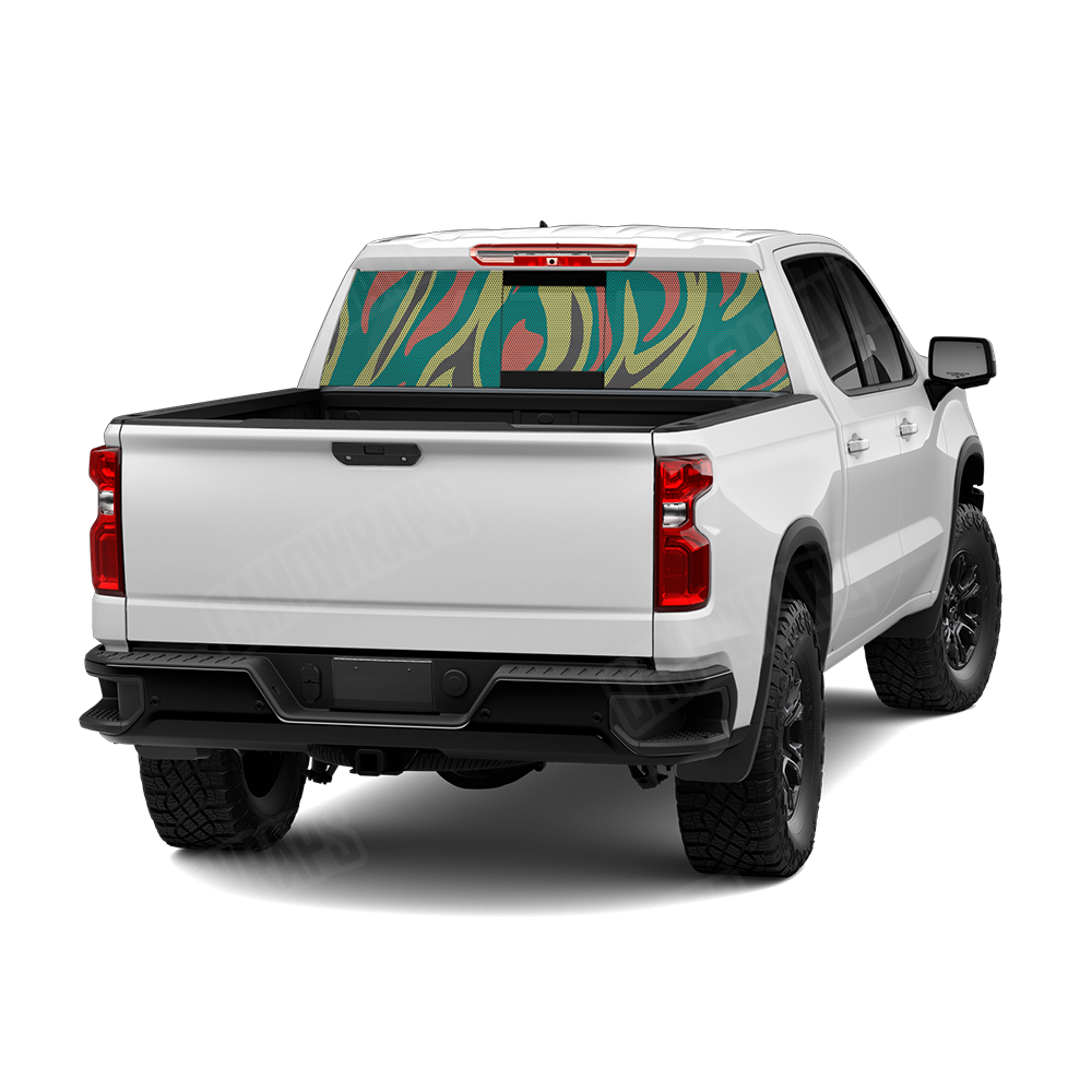 Fun Stripe Fiesta Rear Window Graphics