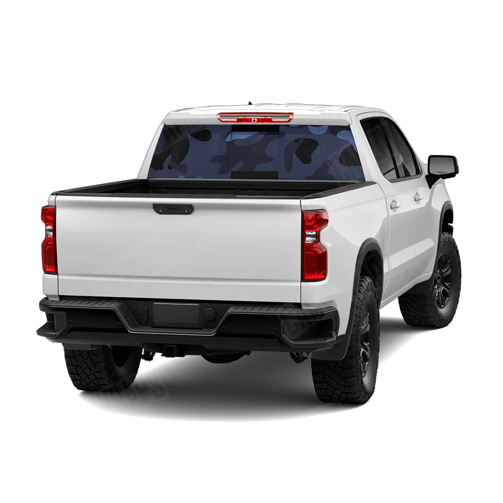 Classic Blue Midnight Rear Window Graphics