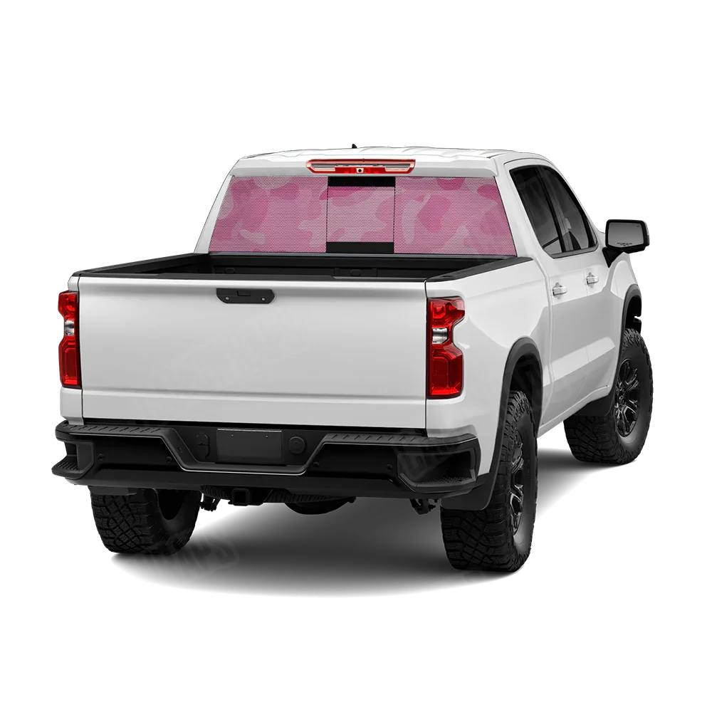 Classic Elite Pink Rear Window Graphics