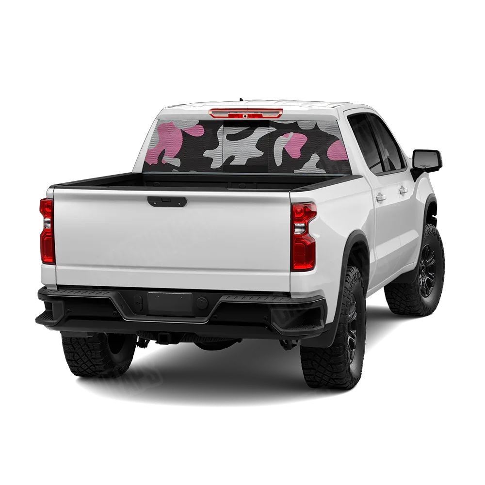Classic Pink Tiger Rear Window Graphics