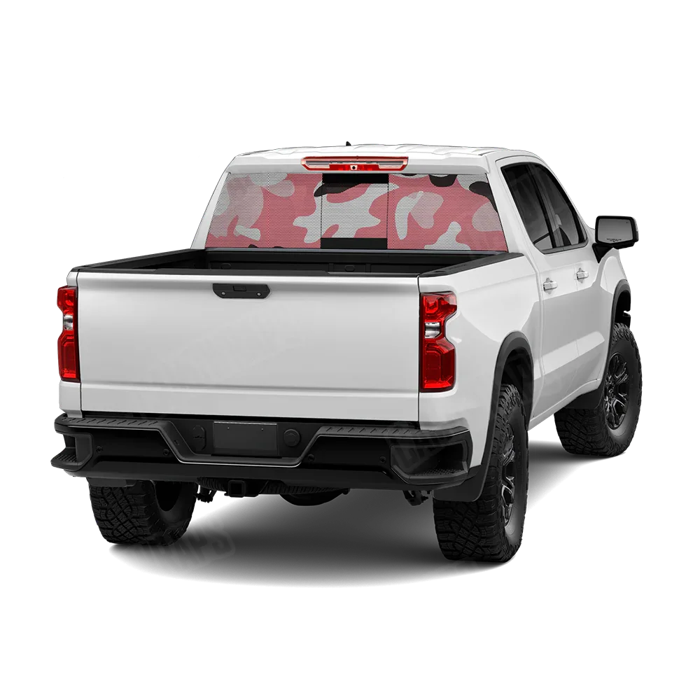 Classic Pink Rear Window Graphics