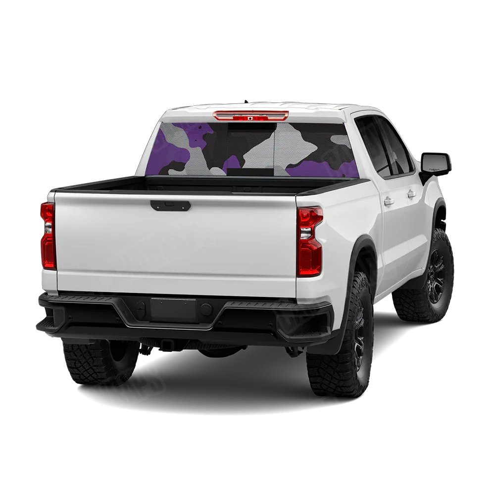 Cumulus Purple Tiger Rear Window Graphics