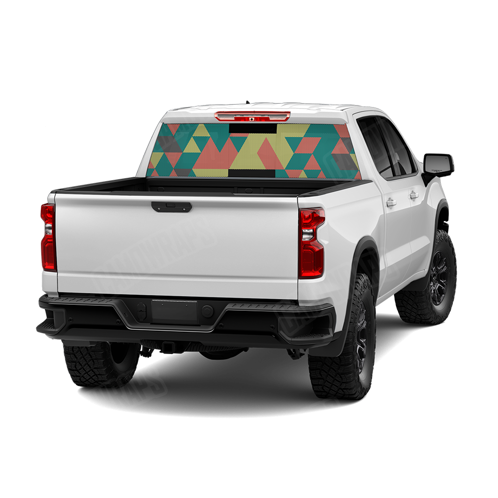 Triangle Fiesta Rear Window Graphics