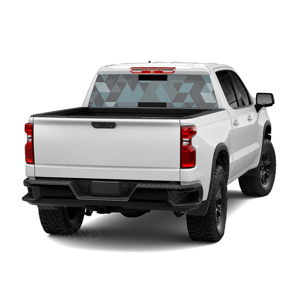Triangle Overcast Rear Window Graphics