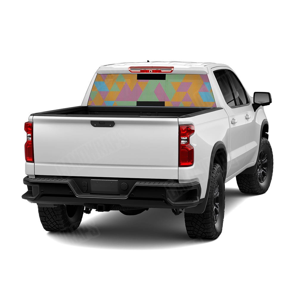 Triangle Sherbert Rear Window Graphics