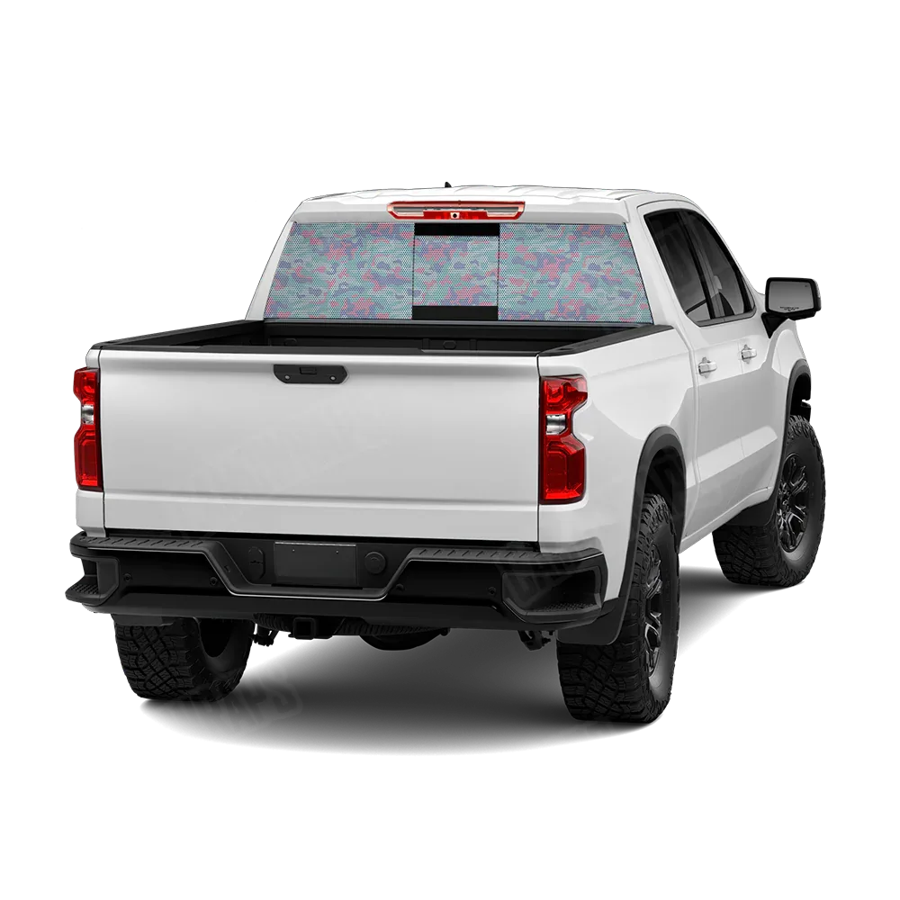 Classic Cotton Candy Rear Window Graphics