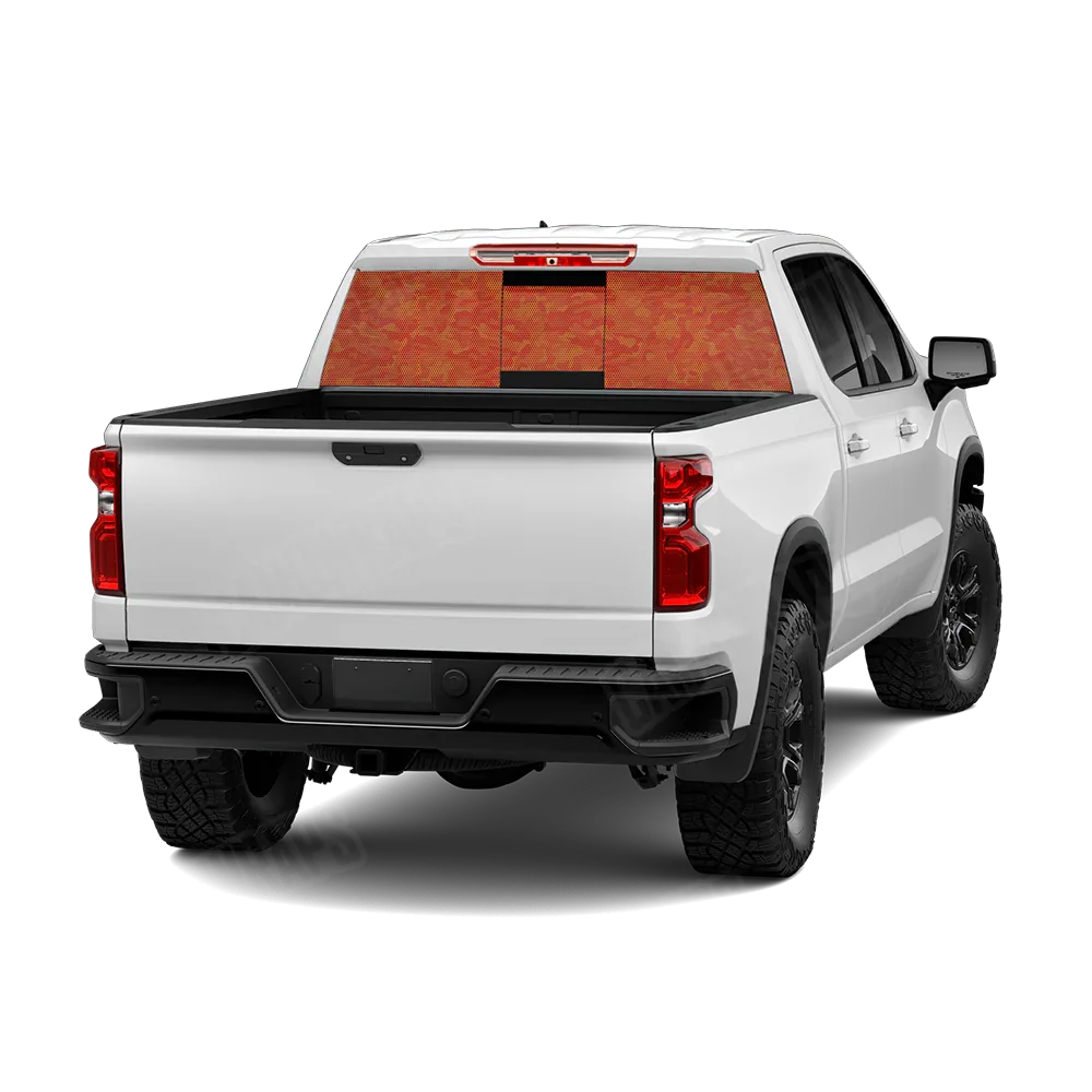 Classic Elite Orange Rear Window Graphics