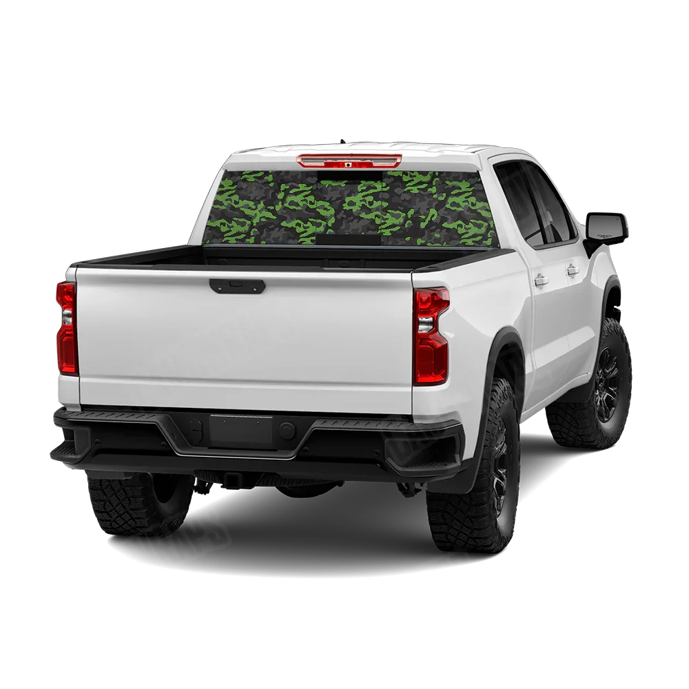 Classic Metro Green Rear Window Graphics