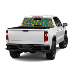 Ragged Mardi Gras Rear Window Graphics