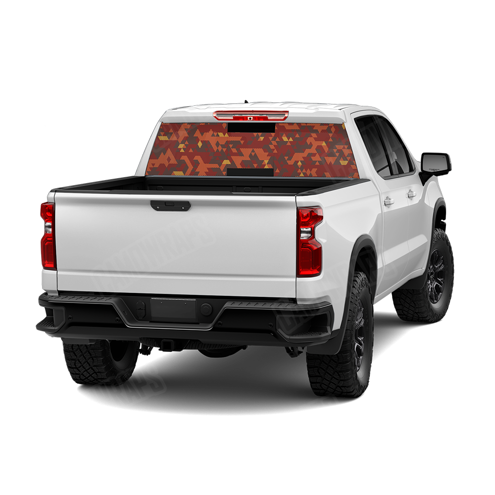 Triangle Autumn Rear Window Graphics