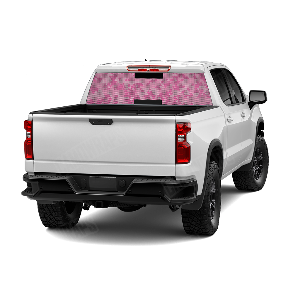 Triangle Elite Pink Rear Window Graphics
