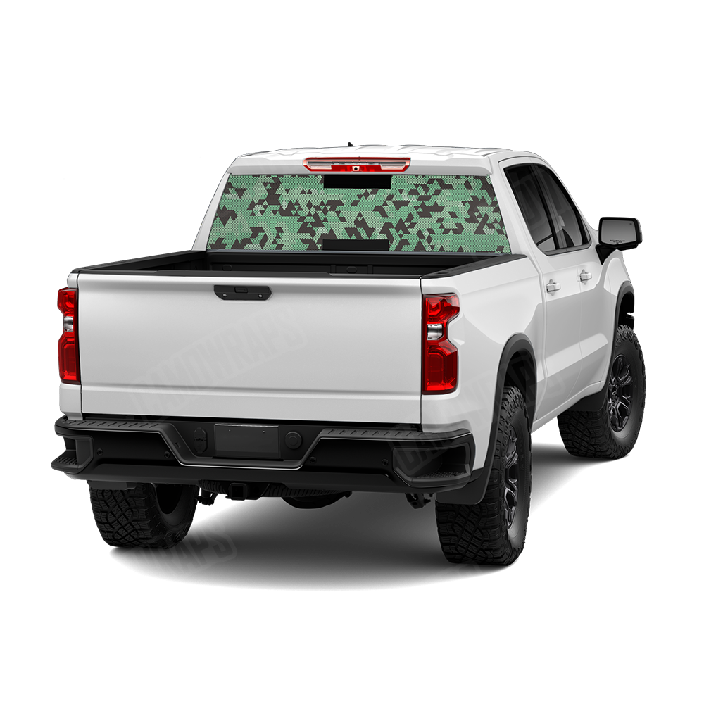 Triangle Mint Chocolate Chip Rear Window Graphics
