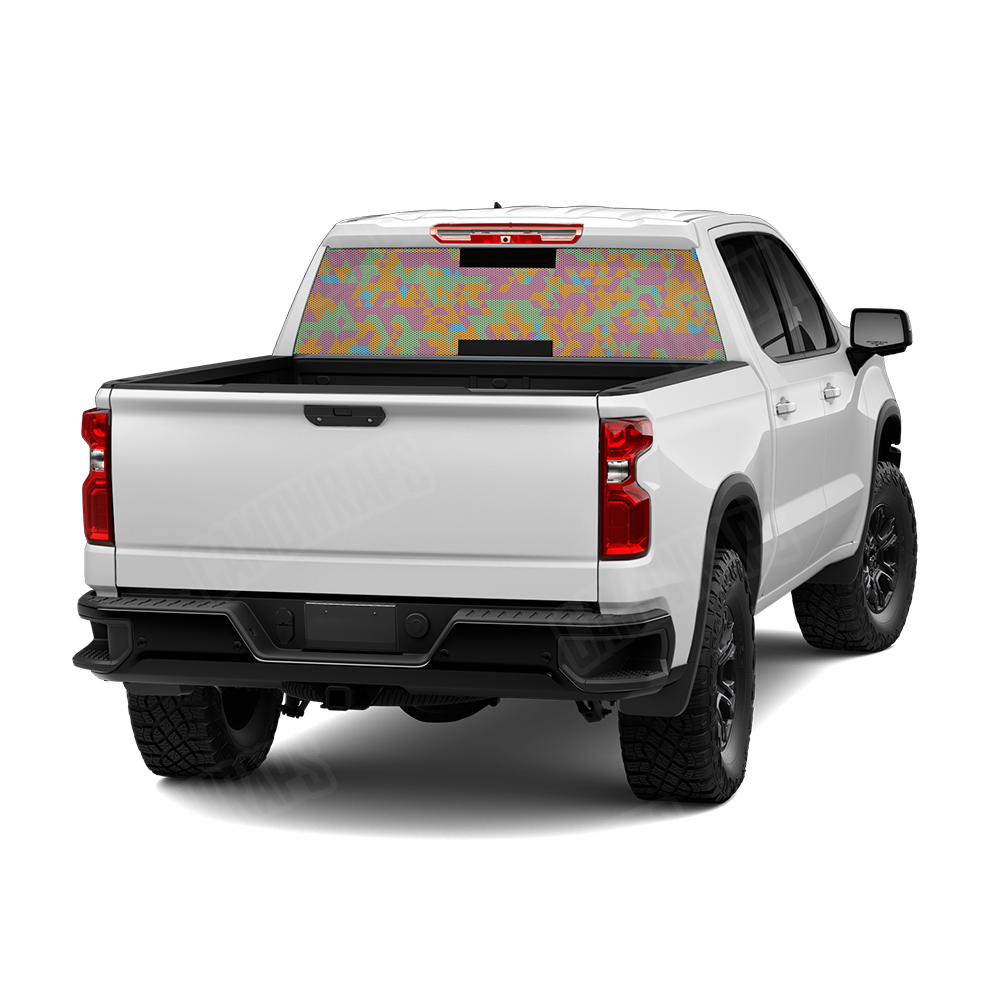 Triangle Sherbert Rear Window Graphics