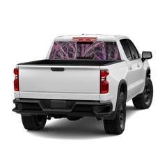 Nature Dry Grassland Pink Rear Window Graphics