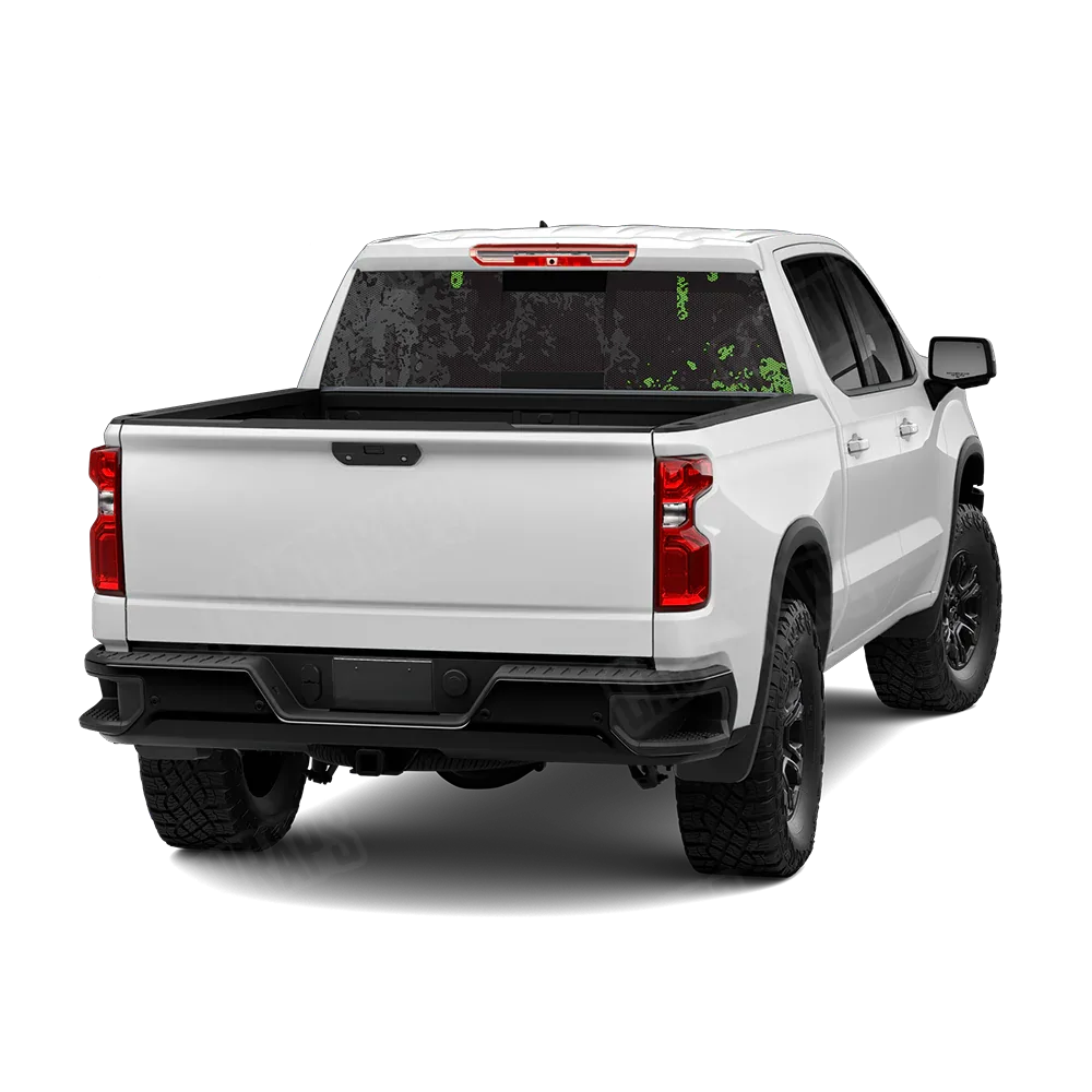 Pasted Metro Green Rear Window Graphics