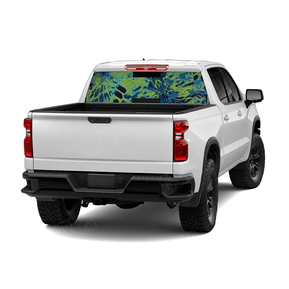 Prym1 Camo Blue Tang Rear Window Graphics