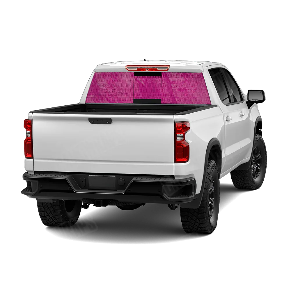 Realtree Fishing Magenta Rear Window Graphics