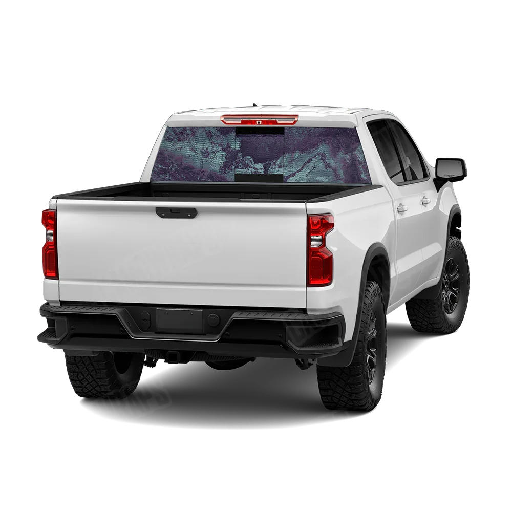 Realtree XTREME Frozen Grape Rear Window Graphics