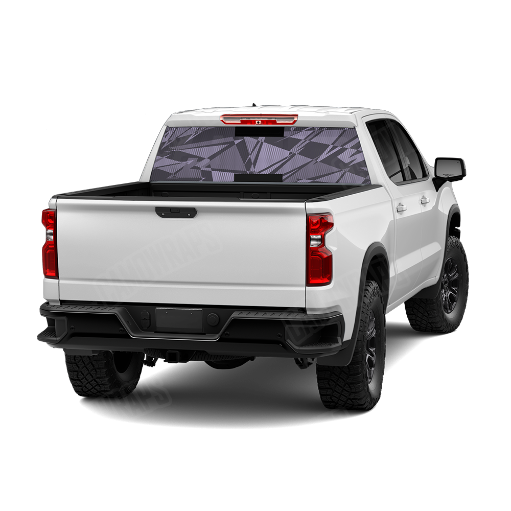 Sharp Lilac Rear Window Graphics
