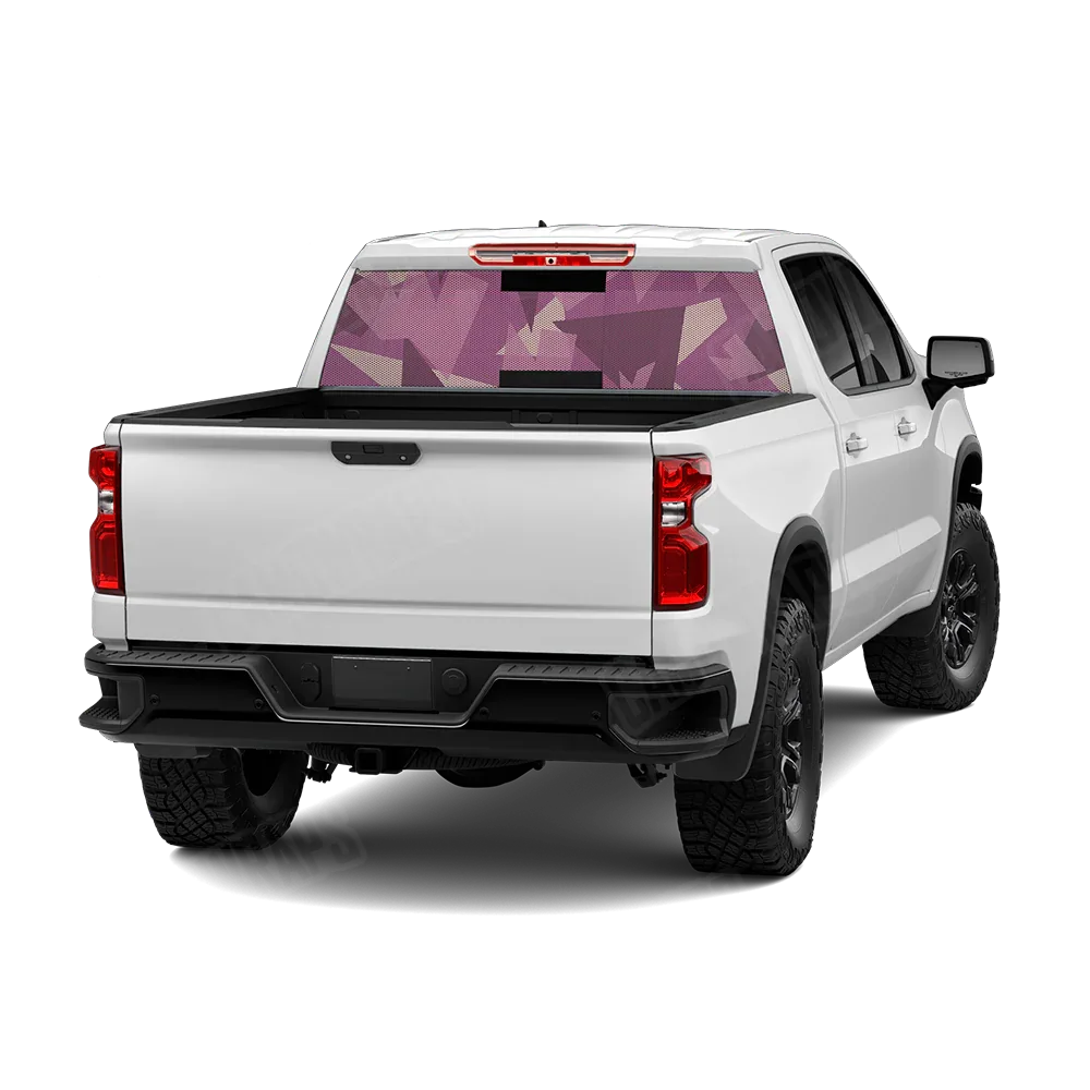 Shattered Floral Rear Window Graphics