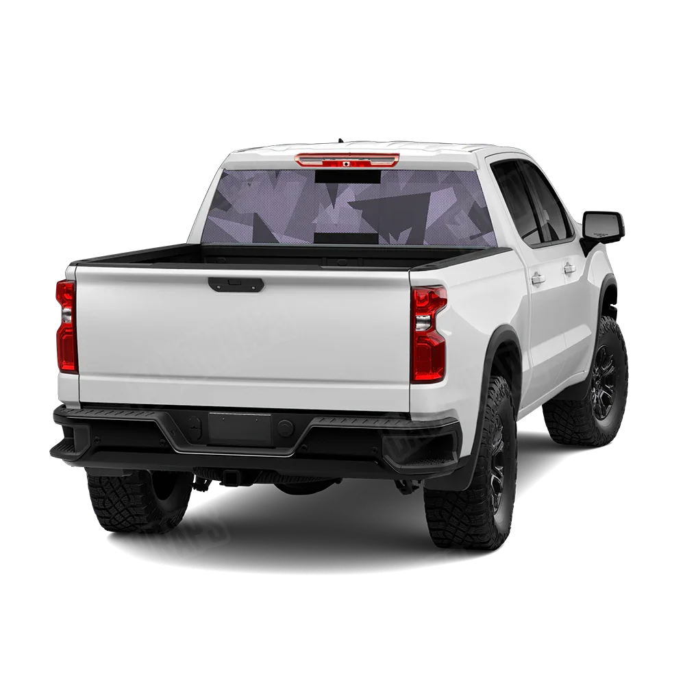 Shattered Lilac Rear Window Graphics