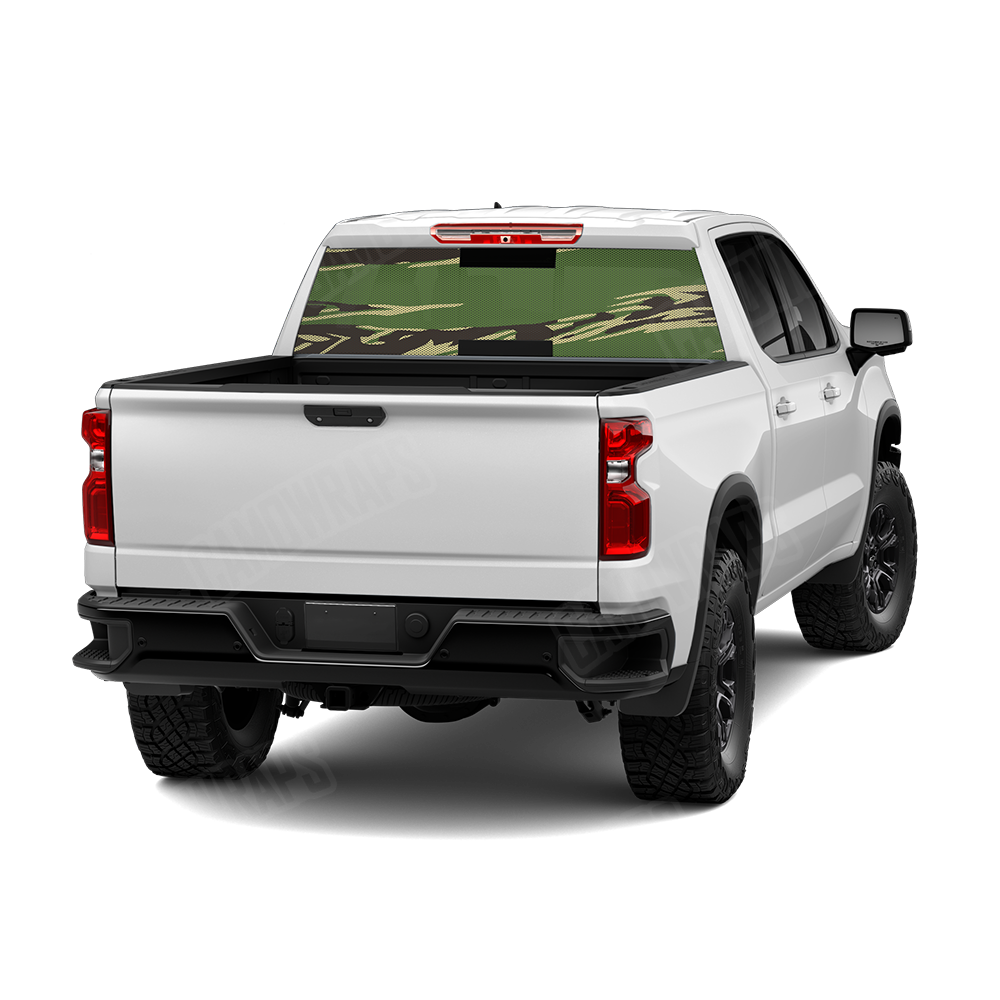 Shredded Camo Rear Window Graphics | CamoWraps – Camo Wraps