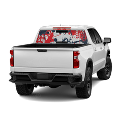 Tire Splatter America Rear Window Graphics