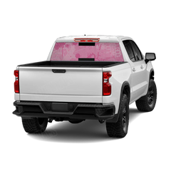Tire Splatter Elite Pink Rear Window Graphics
