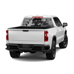 Tire Splatter Urban Night Rear Window Graphics