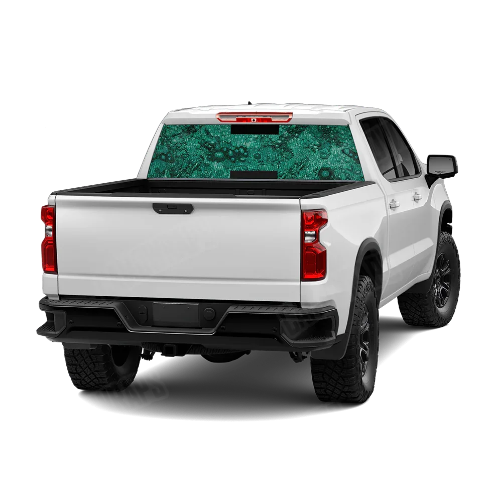 Toadaflage Teal Rear Window Graphics