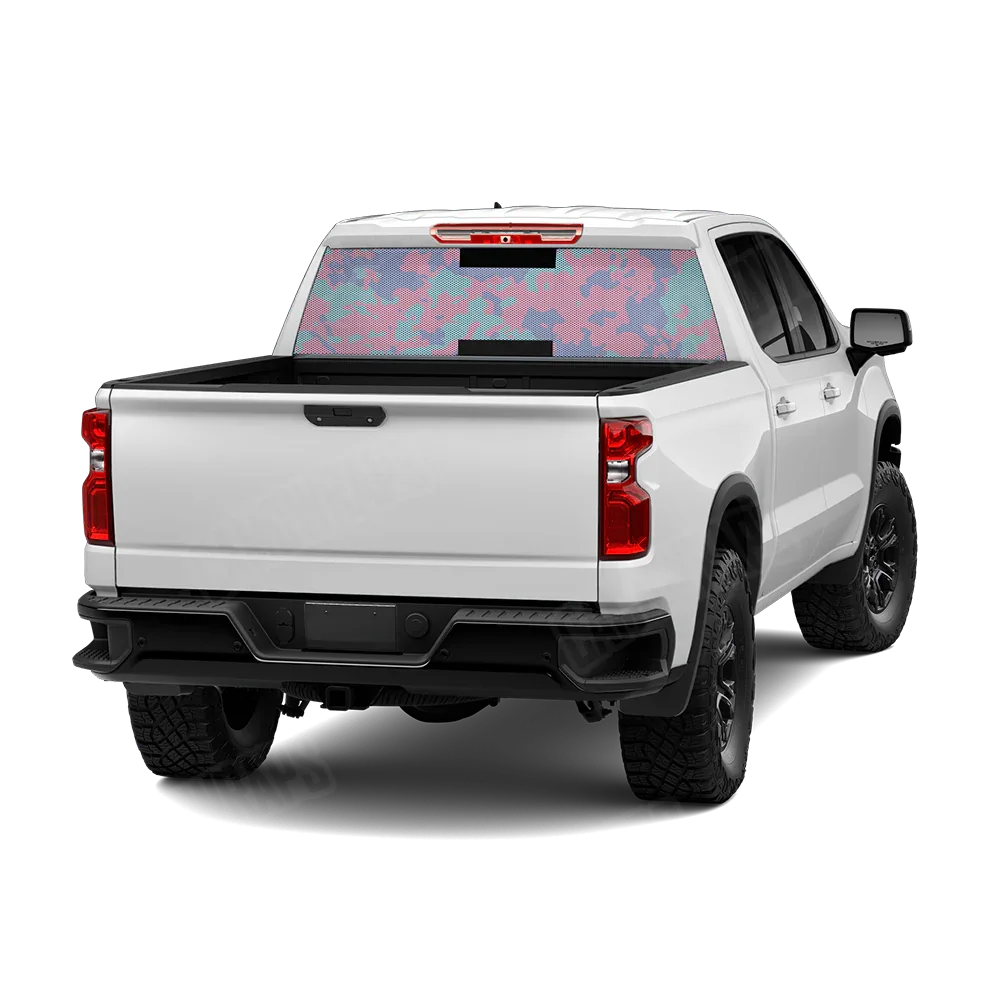 Treetop Cotton Candy Rear Window Graphics