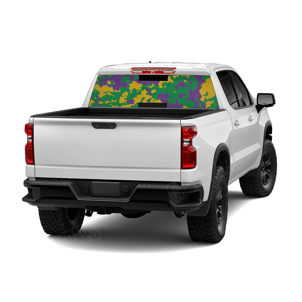 Treetop Mardi Gras Rear Window Graphics