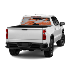 Treetop Orange Tiger Rear Window Graphics