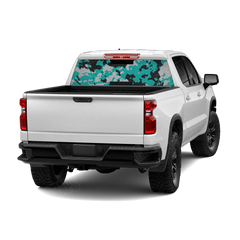 Treetop Tiffany Blue Tiger Rear Window Graphics