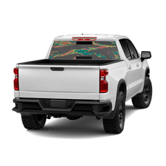 Vietnam Tiger Stripe Fiesta Rear Window Graphics