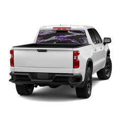 Vietnam Tiger Stripe Purple Tiger Rear Window Graphics