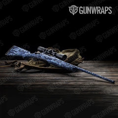 Digital Blue Urban Night Rifle Gun Skin Vinyl Wraps