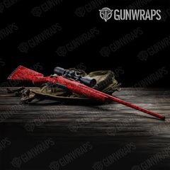 Digital Elite Red Rifle Gun Skin Vinyl Wraps