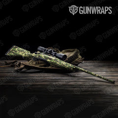 Digital Jungle Rifle Gun Skin Vinyl Wraps