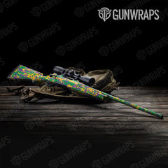 Digital Mardi Gras Rifle Gun Skin Vinyl Wraps