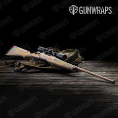 Digital Sherbert Rifle Gun Skin Vinyl Wraps