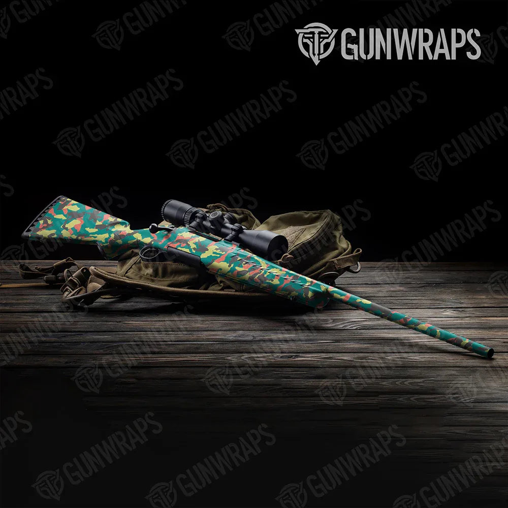 Erratic Fiesta Rifle Gun Skin Vinyl Wraps