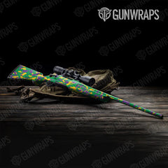 Erratic Mardi Gras Rifle Gun Skin Vinyl Wraps