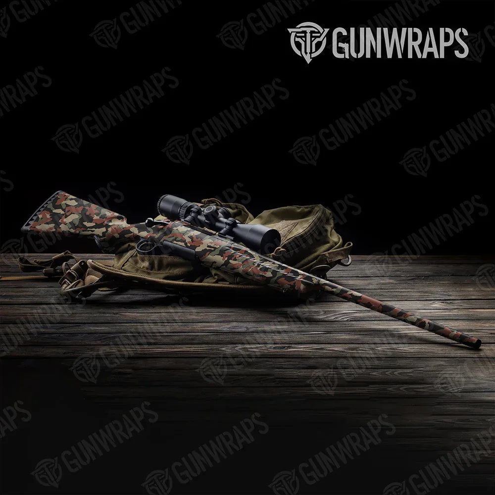 Erratic Militant Copper Rifle Gun Skin Vinyl Wraps