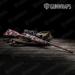 Erratic Red Tiger Rifle Gun Skin Vinyl Wraps