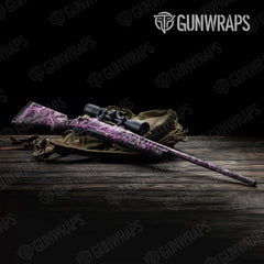 Nature Dry Grassland Pink Rifle Gun Skin Vinyl Wraps